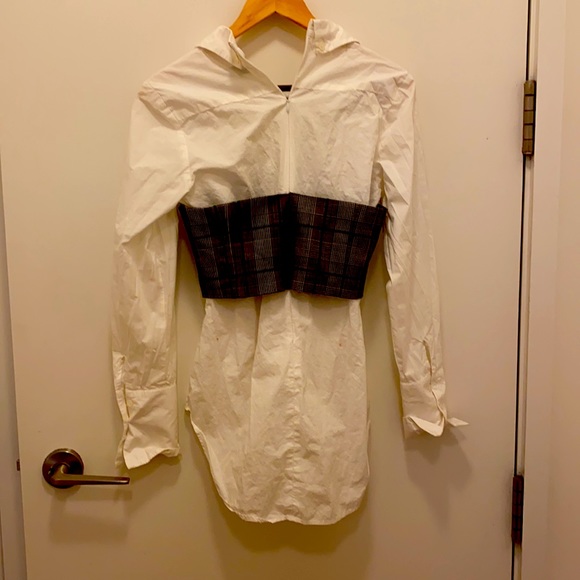 SEA by NY corset plaid top - Picture 4 of 5